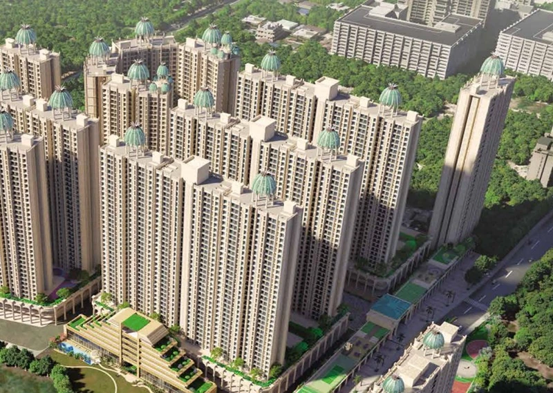 Spacious living and dining space in 2 BHK residence
